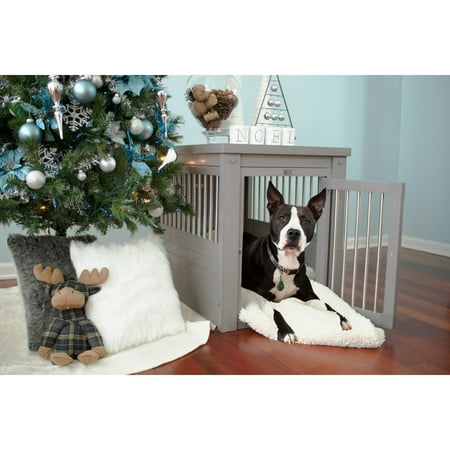 UPC: 0896819003925 | ECOFLEX® Dog Crate End Table – Grey Small