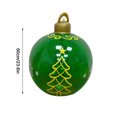 thumbnail image 4 of SDJMa Light Up PVC Inflatable Christmas Ball 23.6" Remote Inflatable Christmas Ball Glowing in The Dark Large Inflatable Decorated Ball for Christmas Yard Decoration,Indoor Outdoor Lawn Decor, 4 of 9