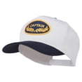 thumbnail image 2 of Captain Oak Leaf Military Patched Prostyle Cap - Navy White OSFM, 2 of 5