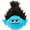 Blue, variant on Trolls Poppy Sweet Dreamworks Round Plush Cloud Pillow, Entertainment for Kids