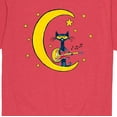 thumbnail image 3 of Pete The Cat - Pete On The Moon Playing Guitar - Men's Short Sleeve Graphic T-Shirt, 3 of 6