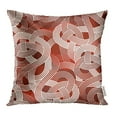 thumbnail image 1 of EREHome Gray Abstract Colorful Noodles Pattern on Dark Red Black Cartoon Color Contemporary Pillowcase Cushion Cover 16x16 inch, 1 of 1