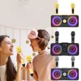 thumbnail image 3 of Tholdsy Juego de altavoces Bluetooth de gran compatibilidad para cantar canciones adecuado para varios escenarios Electrónica gris-plata, 3 of 6