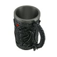 thumbnail image 3 of Gothic Metallic Blackened Silver Dragon Decorative Tankard, 3 of 3