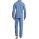 thumbnail image 2 of Conjunto de pijama largo con botones para hombre, 100 % algodón Xemadio CJWUS-4368, 2 of 7