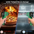 thumbnail image 4 of Infrared Thermometer Gun,SQECH Laser Thermometer Gun -58℉～1112℉(-50℃～600℃) ,Non-Contact Temperature Gun with Adjustable Emissivity&Color Backlight for Cooking, Pizza Oven,BBQ,Fridge,Engine,HVAC(Green, 4 of 7