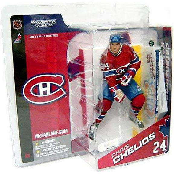 McFarlane NHL Sports Picks Series 8 Chris Chelios Action Figure (Red Jersey)