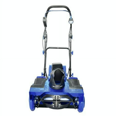 Snow Joe - 24V-X2-SB21 48-Volt iON+ Cordless Snow Blower Kit, W/ 2 x 4.0-Ah Batteries and Dual Port Charger | 21 in - Blue & Black