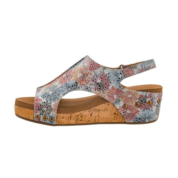 Corkys Footwear Volta Wedge - Chic Elegance Meets All-Year Comfort with a 2-Inch Cork Heel and Marshmallow Insole for Stylish Everyday Wear and All-Day Comfort