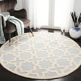 thumbnail image 2 of SAFAVIEH Cambridge Liz Geometric Wool Area Rug, Light Blue/Ivory, 6' x 9', 2 of 10