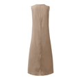 thumbnail image 5 of Kureaily Women's Summer Dress Long Skirt Solid Color Fashion Casual Long Skirt, 5 of 7