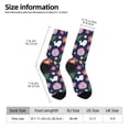 thumbnail image 2 of Balery Floral Rabbit Calcetas Largas con Estampado para Hombre y Mujer – Suaves y Transpirables, Talla Única (US 5-11), 2 of 6