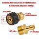 thumbnail image 3 of Juego de Adaptadores de Lavadora de Alta PresióN, Kits de ConexióN RáPida para Lanza de Espuma para Nieve M22 a ConexióN RáPida de 1/4 Pulgadas, 5000 PSI, 3 of 6