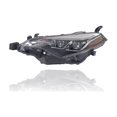 thumbnail image 4 of Headlight Assembly - Cooling Direct Fit/For 17-19 Toyota Corolla- SE/XLE/XSE/50th-Anniversary - Multi-LED With LED Accent - Pair, Left Driver + Right Passenger Set - CAPA - 8111002M90, 8115002M90, 4 of 4