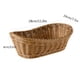 thumbnail image 3 of 2x cesta tejida de mimbre ovalada, cesta para pan, cesta para servir, cesta de almacenamiento de 11 pulgadas Compatible con alimentos, frutas, Cosme, 3 of 5