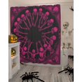 thumbnail image 4 of Halloween Scary Shower Curtain Set ，Waterproof Fabric Shower Curtains Skull Skeleton Silhouette Shower Curtains for Bathroom,Bathroom Decor 36"x72", 4 of 6