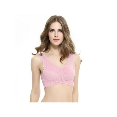 

Funcee Cross Side Buckle No Steel Ring Gathering Sports Underwear Sleep Bra