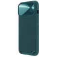 thumbnail image 3 of Allytech iPhone 13 Pro Max Case with Slide Camera Cover, Full Protective Military Drop Proof Anti-scratch Business Type Leather TPU Hybrid Back Cover Case for Apple iPhone 13 Pro Max 6.7" - Cyan, 3 of 12