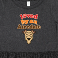thumbnail image 4 of Inktastic Airedale Terrier Dog Lover Girls Toddler Dress, 4 of 5