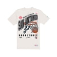 thumbnail image 2 of Men's New Era  Cream San Antonio Spurs Oversized City Edition Remix Vintage T-Shirt, 2 of 3