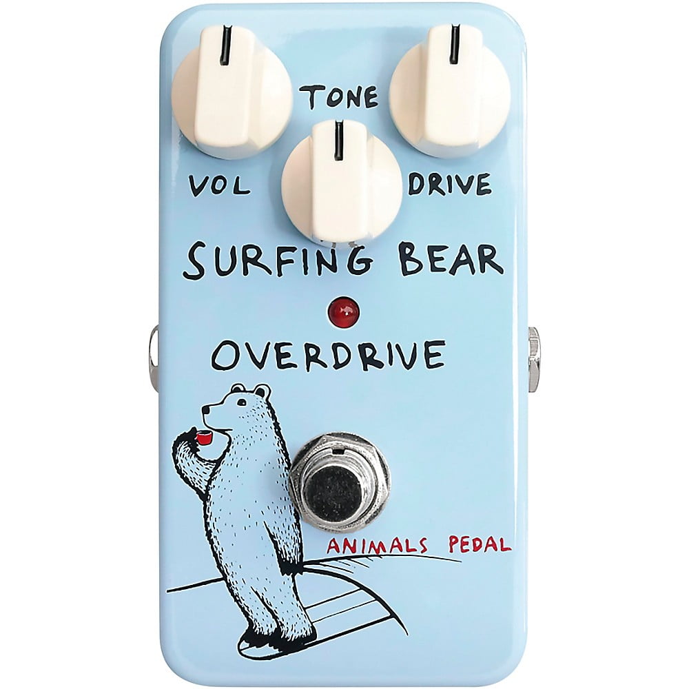 Animals Pedal Surfing Bear Overdrive Effects Pedal
