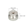 thumbnail image 2 of Knurled Thumb Nuts, 5 Pack M4 x D16mm x H10mm Carbon Steel Blind Hole Nuts, 2 of 5