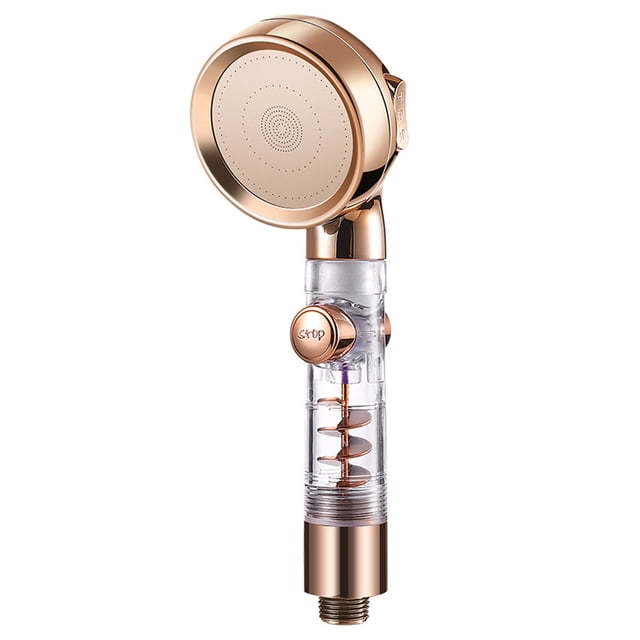 Toystoory Cabezal de ducha ajustable con ventilador, parada de un botón, boquilla de agua manual para ahorrar agua, rociador de alta presión, accesorio Juegos de accesorios de baño No.01 Toystoory HA009387-01