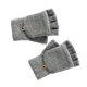 thumbnail image 4 of Soidarity Manoplas sin dedos para hombre y mujer, guantes con tapa, táctil de Handy Winter Warm Ciclismo gris, 4 of 6