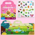 thumbnail image 2 of LEEYNEER Youngsters‘ Waterproof Sticker Activity Book - Reusable  Portable & Multi-Themed Learning Toy for Art and Crafts  Perfect for Winter  New Year, 2 of 6