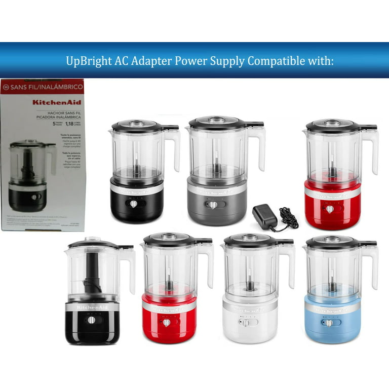 KitchenAid Cordless 5 Cup Food Chopper in White