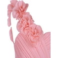 thumbnail image 6 of YiZYiF Girls One Shoulder Strap Flowers Wedding Birthday Party Dress Princess Prom Gown, 6 of 7