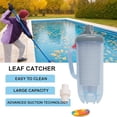 thumbnail image 4 of Universal Large In-line Pool Leaf Canister with Mesh Basket Compatible with Hayward, Zodiac Baracuda, Pentair with AXV092 1.5" Hose Connector Adapter Pool and Spa Cleaner (Updated), 4 of 7
