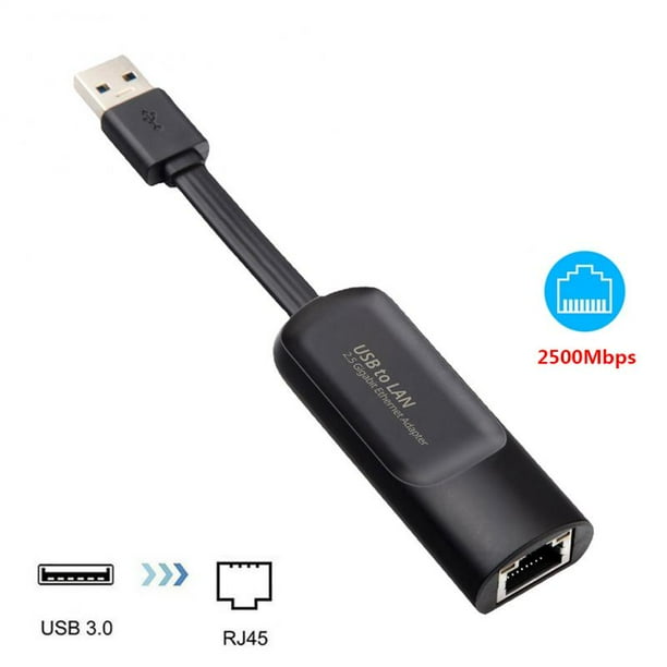 2500Mbps USB C 2,5G Tarjeta de red con cable externo Tipo-C a RJ45 Convertidor Ethernet Lan Adaptador Hub para MacBook Ethernet LYD Productos de networking