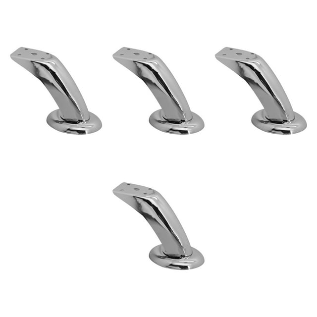 4 patas de metal para muebles, patas de sofá, de tocador de metal resistentes, de sofá modernas para camas, sofás, armarios y zapateros.