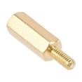 thumbnail image 4 of Uxcell Brass M2.5 13mm+6mm Male-Female Hex Standoff 50 Pack, 4 of 5