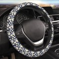 thumbnail image 5 of Hirioo Daisy Floral for Elastic Stretch Steering Wheel Cover Universal 15 Inch Automotive Steering Wheel Cover Fit Auto, Suvs, Truck, 5 of 6