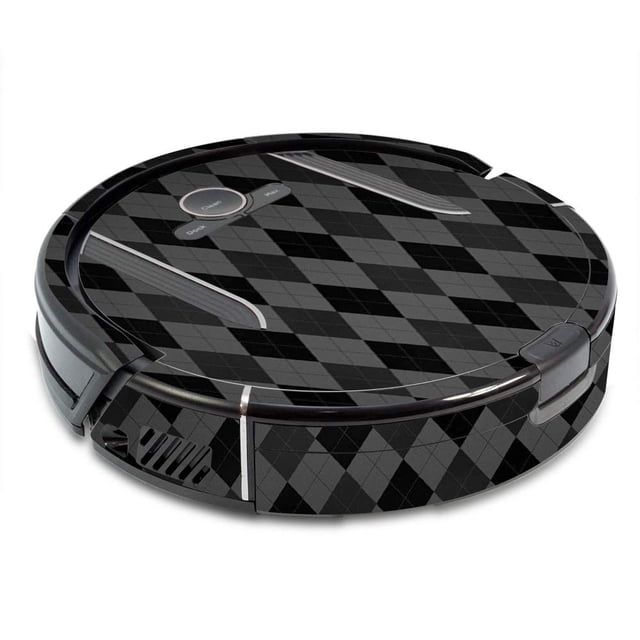 MightySkins Skin Compatible with Shark Ion Robot R85 Vacuum - Black Argyle | Protective, Durable, and Unique Vinyl Decal wrap Cover | Easy to Apply, Remove, and Change Styles | Made in The USA