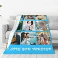 thumbnail image 3 of Personalised Blanket, Custom Blanket, Personalised Photo Blanket, Customised Photo Blanket Personalised for Adults Kids, Personalised Gifts for Mum, Dad, Boyfriend, Girlfriend (1 photo), 3 of 6