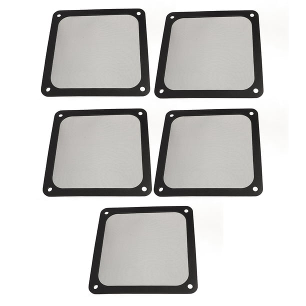 Malla De Filtro De Polvo Para Ventilador De PC, Marco Magnético De Nailon Con Corte Preciso Para Unidad De Fuente De Alimentación De Caja De Computadora, 140mm, 5 Uds.