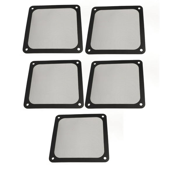 Malla De Filtro De Polvo Para Ventilador De PC, Marco Magnético De Nailon Con Corte Preciso Para Unidad De Fuente De Alimentación De Caja De Computadora, 140mm, 5 Uds.