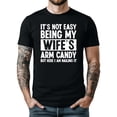thumbnail image 3 of Wife's Arm Candy Shirt for Men Funny Marriage Joke Graphic Tee for Husband Black Shirt Adult Small, 3 of 5