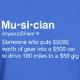 thumbnail image 3 of CafePress - Musician Definition Dark T Shirt - Men's Classic Graphic Cotton T-Shirt, 3 of 4