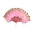 thumbnail image 3 of Ventilador plegable de mano Yuyangstore de plumas elegante y creativo 40 x 23 cm, 3 of 7