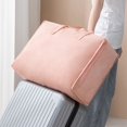 thumbnail image 3 of Bolsa de almacenamiento de ropa de gran capacidad, armario impermeable, organizador de guardarropa, colcha, almohada, manta, organizador, almacenamiento de ropa de cama a prueba de polvo, 3 of 5