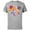 Athletic Heather, variant on Disney Minnie Mouse Flowers Winking Garden Spring - Short Sleeve Cotton T-Shirt for Adults - Customized-Athletic Heather