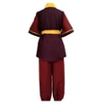 thumbnail image 5 of Disfraz de Avatar Zuko para hombre adulto, pantalón y parte superior, cinturón, pelucas, fantasía, juego de rol, Halloween, carnaval, disfraz, 5 of 5