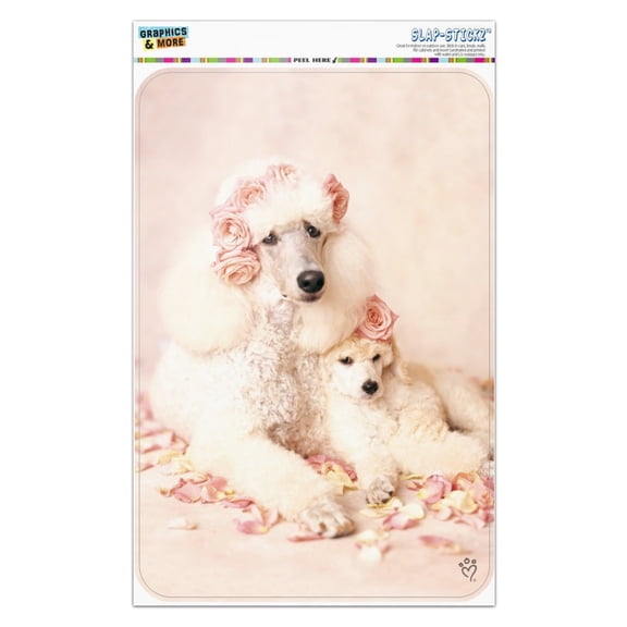 Poodles Mother and Daughter Puppy Dog Home Business Office Sign