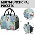 thumbnail image 6 of Obrewu Pioneer Flower and Butterfly Lunch Bag for Adult, Insulated, Leakproof, Oxford Cloth, 6 of 7