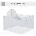 thumbnail image 6 of Auto Beyond Pop up Canopy Walls, Universal Replacement Netting, Set of 4 Mesh Screen Sidewalls, Patio Netting with 6 Service Windows and 1 Door for 10' x 10' Canopy Tent, White, 6 of 6
