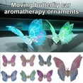 thumbnail image 2 of Fluttering Wing Butterfly Car Freshener Vent Clip with Fragrance Pads, Alloy Material for Car Interior Decoration, 2 of 8